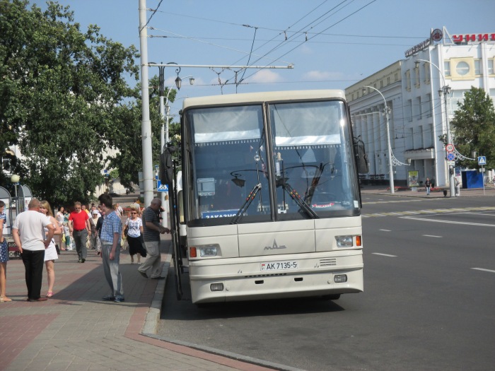 Un bus à Vityebsk